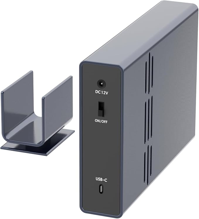 IO CREST 10Gbps Single Bay USB Type-C Enclosure for 2.5" & 3.5" SATA HDD