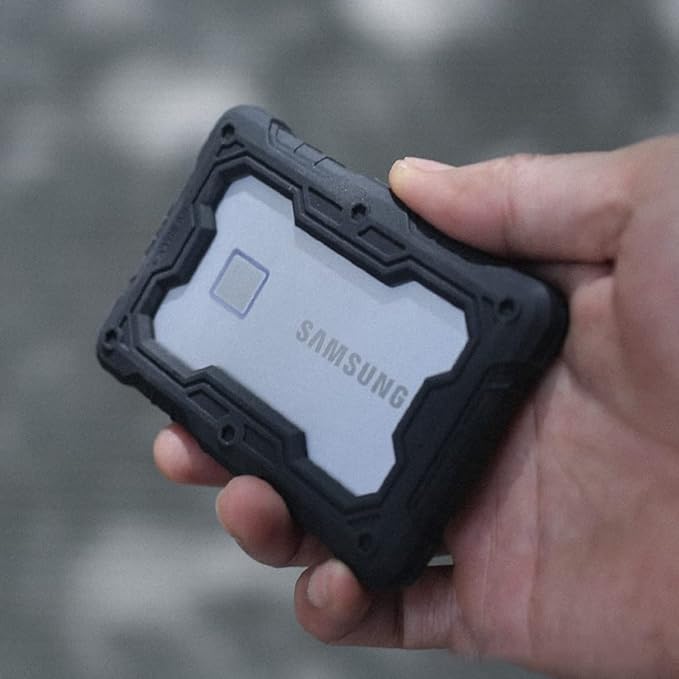 Fat Bear Tactical Military Grade Rugged Shockproof Armor Skin Case Cover for Samsung T7 Portable External Solid State Drives
