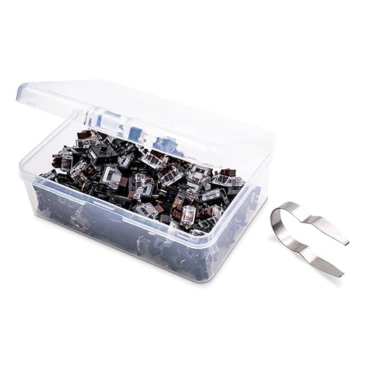 Outemu Brown Switches,3 Pin Tactile Replacement Switches for Mechanical Gaming Keyboard- Pack 65