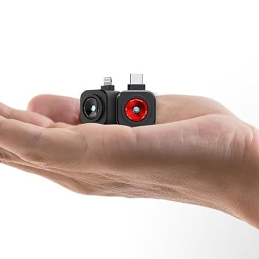 Seek Thermal - Nano 200 Thermal Camera for Apple iOS with USB-C Connector, iPhone Thermal Camera, High Resolution 200 X 150 Thermal Imager, 25hz Imaging Frame Rate, -4°F~626°F, iPhone 15 & 16