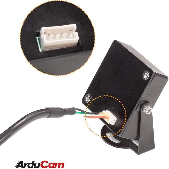 Arducam 4K 8MP IMX219 Autofocus USB Camera Module with Metal Case, 1080P Mini UVC USB2.0 Video Webcam with Microphone, 3.3ft/1m Cable for Computer, Laptop, Raspberry Pi, Jetson Nano