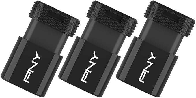 64GB PNY Elite-X Fit Type-C USB 3.2 Flash Drive – Up to 200MB/s Read, Advanced Performance, Convenient Portable Data Storage, Ultra Compact Fit Design, Type-C Connector, 3-Pack
