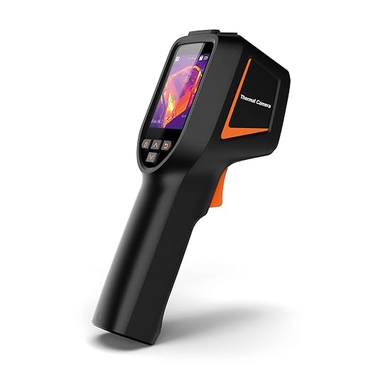 Amcrest Thermal Imaging Camera (256 x 192 Resolution), Commercial Thermal Imager, Handheld Thermal Camera, 49152 Pixels, Thermometer with 2.4" Color Display Screen (TPC-HT2201-TB3)