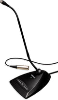 Shure Microflex MX412D/S Supercardioid Condenser Microphone, 12 Gooseneck, Desktop Base with 10' Cable, Logic Functions, Programmable Switch, LED Indicator, Snap-Fit Foam Windscreen