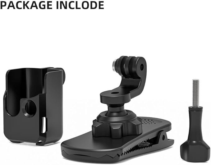 360° Rotation Backpack Strap Mount,Quick Clip Mount with Expand Frame Compatible with DJI Osmo Pocket 3