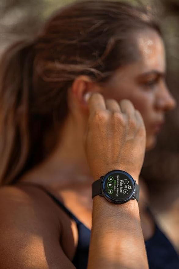 POLAR Ignite 3 Series Fitness Tracking Smartwatch with AMOLED Display, GPS, Heart Rate Monitoring, Sleep Analysis, and Real-Time Voice Guidance; S-L, for Men or Women, Greige Sand