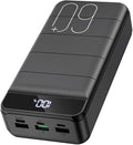 Portable Charger Power Bank 60000mAh 22.5W USB C Fast Charging Battery Bank with 4 Outputs & 3 Inputs LED Display Huge Capacity External Battery Bank LED Display for iphone, Samsung, Google etc
