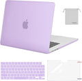 MOSISO Scratch-Resistant Case Compatible with MacBook Air 15 inch M5 2026 M4 2025 M3 M2 2024 2023 A3448 A3241 A3114 A2941, Protective Hard Shell&Keyboard Cover&ScreenFilm&Storage Bag, Purple