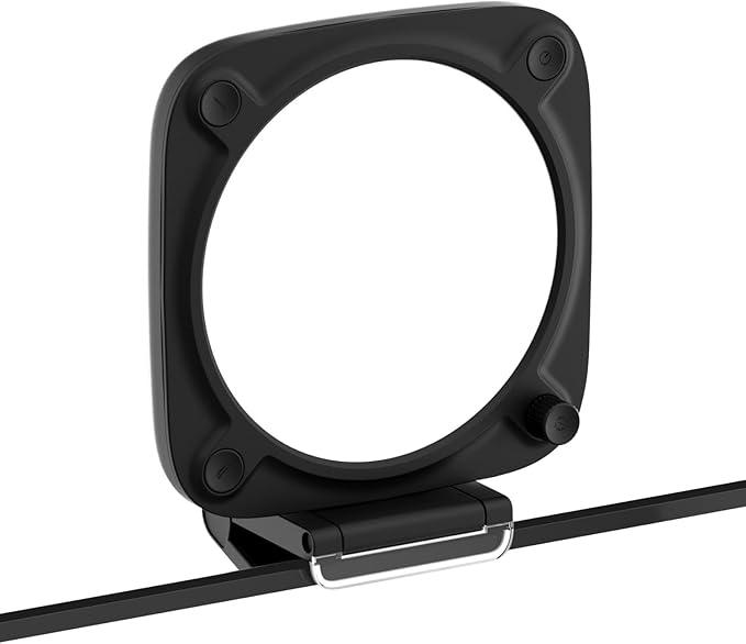 Elgato Key Light Neo (Black) – Professional Video Call Light, No Glare, Adjustable Monitor Mount, Manual or Wi-Fi Control, Office/Streaming, Teams/Zoom/Slack/Twitch/YouTube – Laptop, PC, Mac