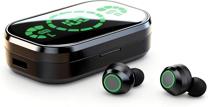 TWS True Wireless Earbuds Bluetooth In-Ear Headphones Waterproof Blue Tooth Ear Buds Wireless Earphones for iPhone Android Phones Invisible Mini Small Earbuds Wireless Bluetooth for Small Ear Canal