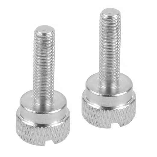 M5 Handle Thumb Screws Portable Stainless Mounting Adapter Compatible with GoPro Hero 9 Max 8 7 6 5 4 Action Cameras (1 Pair)