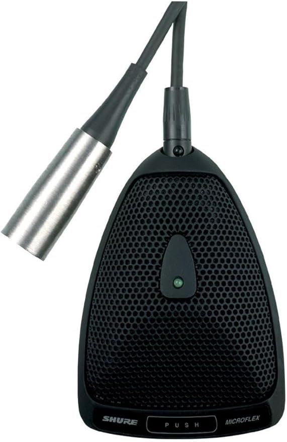 Shure MX393/C Condenser Microphone - Cardioid Black