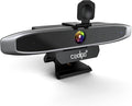 COOLPO Video Conference Camera 4K Webcam, Smart Gesture-Control Focus, AI Auto-framing w/ 110° FoV, Noise Reduction & Echo Cancellation 6 Microphones, for Video Conferencing Streaming, w/Cover
