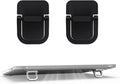 2pcs Keyboard Stands, Mini Laptop Stand for Desk, Portable Laptop Stand Compatible with MacBook Air Pro, Dell XPS, Lenovo, HP More. (Black)