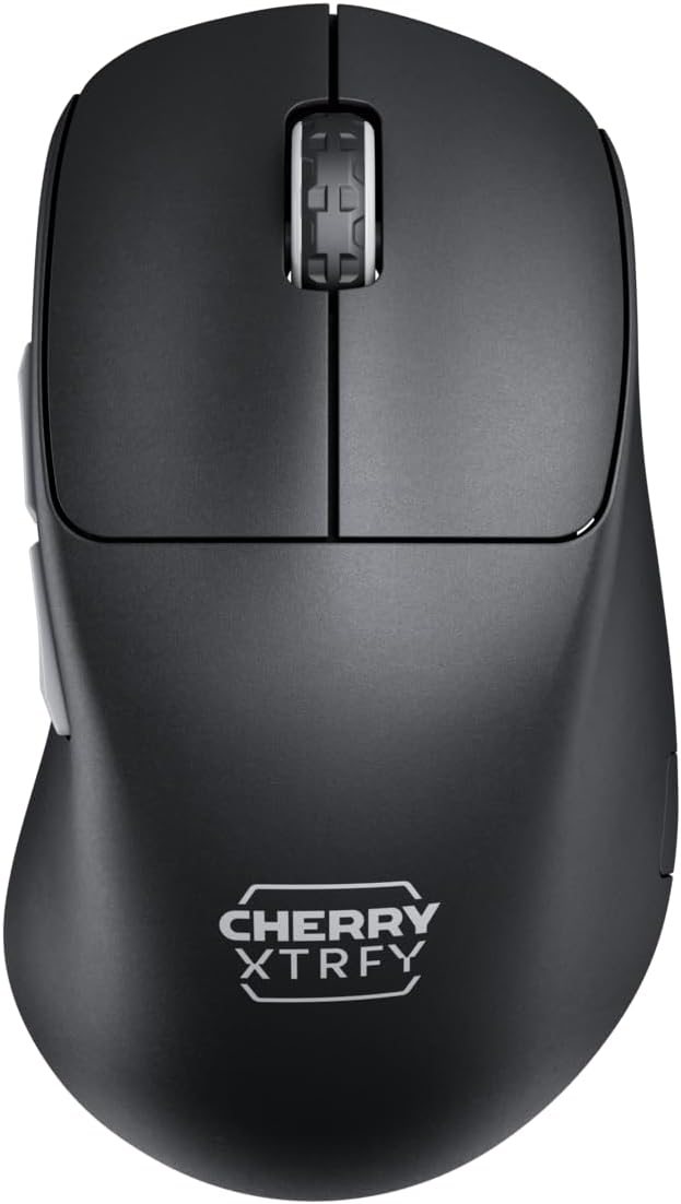 CHERRY XTRFY M64 Wireless | Ultra Light Ergonomic Gaming Mouse (M64 Pro 8K, Black)