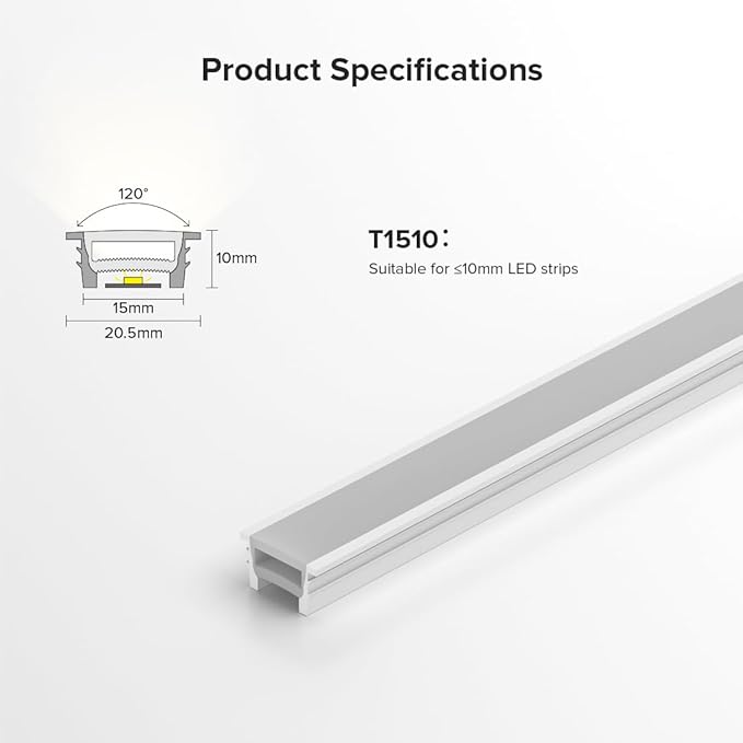 BTF-LIGHTING Silicone LED Channel System 32.8Ft Flexible Milky White Cover DIY Spotless Tube for ≤10mm Width LED Strip,Neon Rope Light Channel Diffuser, for Kitchen Cabinet, Room, Patio(No LED Strip)