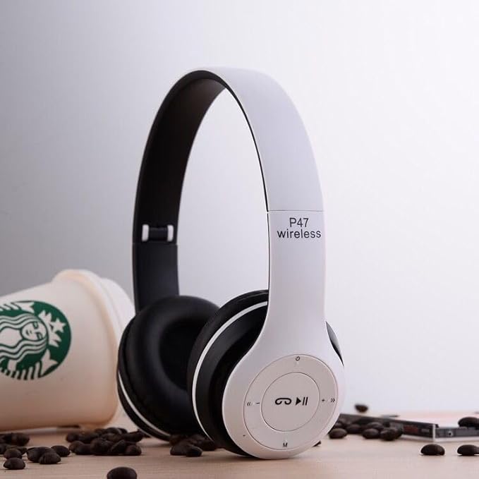 Upgraded Hybrid Noise Cancelling Headphones Over Ear with Transparent Modes Wireless Bluetooth with Mic Deep Bass Soft-Earpads Hi-Fi Audio Comfortable Fit Long Playtime for Home Office Travel White