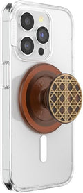 PopSockets Phone Grip for MagSafe, Magnetic Holder, Phone Stand, Brown - Raising Cane