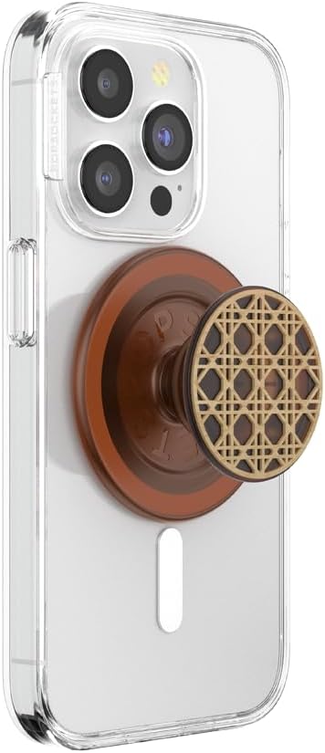 PopSockets Phone Grip for MagSafe, Magnetic Holder, Phone Stand, Brown - Raising Cane