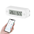 WiFi Thermometer, Humidity Meter with Smart Alert and Data Storage, Temperature and Humidity Monitor for Bedroom, Baby Room, Warehouse, Cellar, Greenhouse, White with Screen