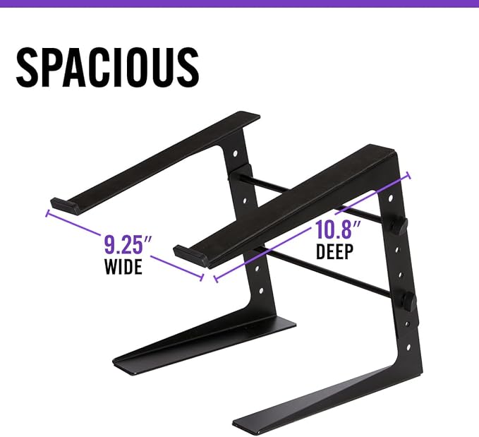 OnStage On-Stage LPT5000 Laptop Computer Stand, Black