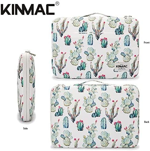 Kinmac 360° Heavy Duty Protective Laptop Sleeve Case Bag Cover with Handle for MacBook Air 13 inch,iPad Pro 13 inch and 13.3 inch HP,Dell,Lenovo,Asus,Acer Laptop (Cactus)
