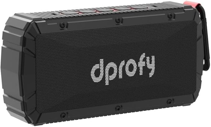 Dprofy 2Pcs Pro Portable Magnetic Bluetooth Golf Speaker Wireless Waterproof IPX6/Shockproof - 3rd Generation Magnetic Golf Speakers for Golf Cart 24 Hour Playtime (2Pcs with TWS & SD Card Function)