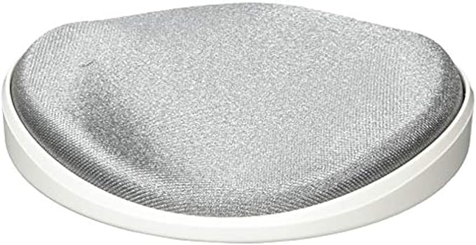 StarTech.com Wrist Rest - Ergonomic Desk Wrist Pad - Sliding Wrist Rest for Mouse - Silver Fabric - Office Wrist Support, TAA (ROLWRSTRST)