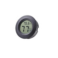 Mini Hygrometer Thermometer Fahrenheit or Celsius Meter Digital LCD Monitor Indoor Room Round Humidity Temperature Gauge for 3D Printers Guitar Case Greenhouse Babyroom Reptile Incubator