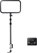 Godox ES45 Key Light, LED Video Light with Extendable Desk Stand, 0-100% Brightness & 2800-6500k Color Temperature Adjustment, APP/Remote Control, Soft Light Panel for Streaming, Zoom Calls, YouTube