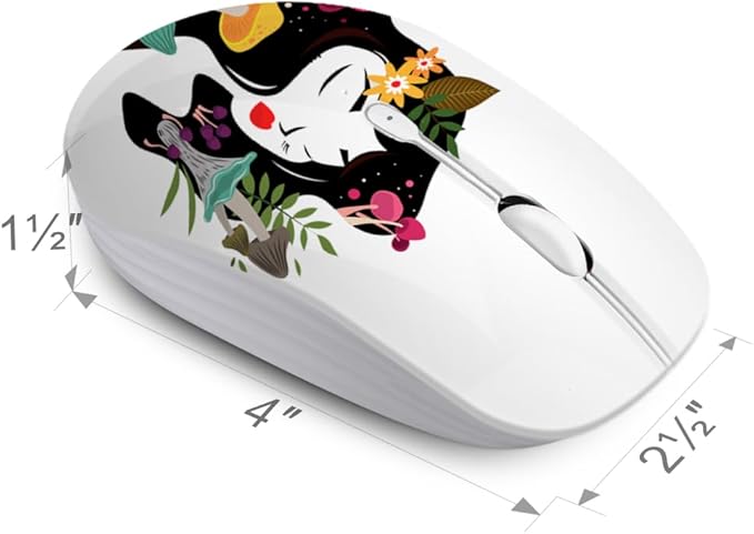 JUHOO Wireless Mouse with Nano Receiver for PC, Laptop, Notebook, Computer, MacBook, Less Noise, Portable Mobile Optical Mice