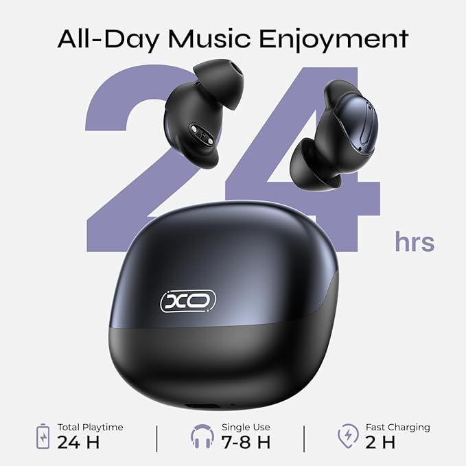 Sleep Earbuds, Mini ANC Earbuds with Sleep Mode,All-Day Comfortable Fit for Side Sleepers,BT 6.0 HiFi Stereo Sound,Touch Control, Noise Isolation Ear Buds for Sleeping/Working
