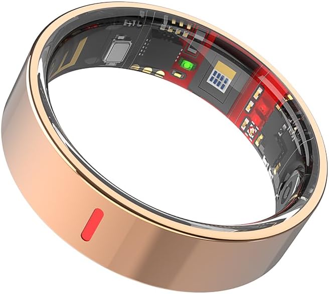 Heart rate monitoring, Blood oxygen monitoring, Pressure monitoring, HRV Lorenz scatter plot, Step counting Exercise, Remote care, 24/7 scientific sleep, Photo taking, Blood components (Rose Gold, 10)