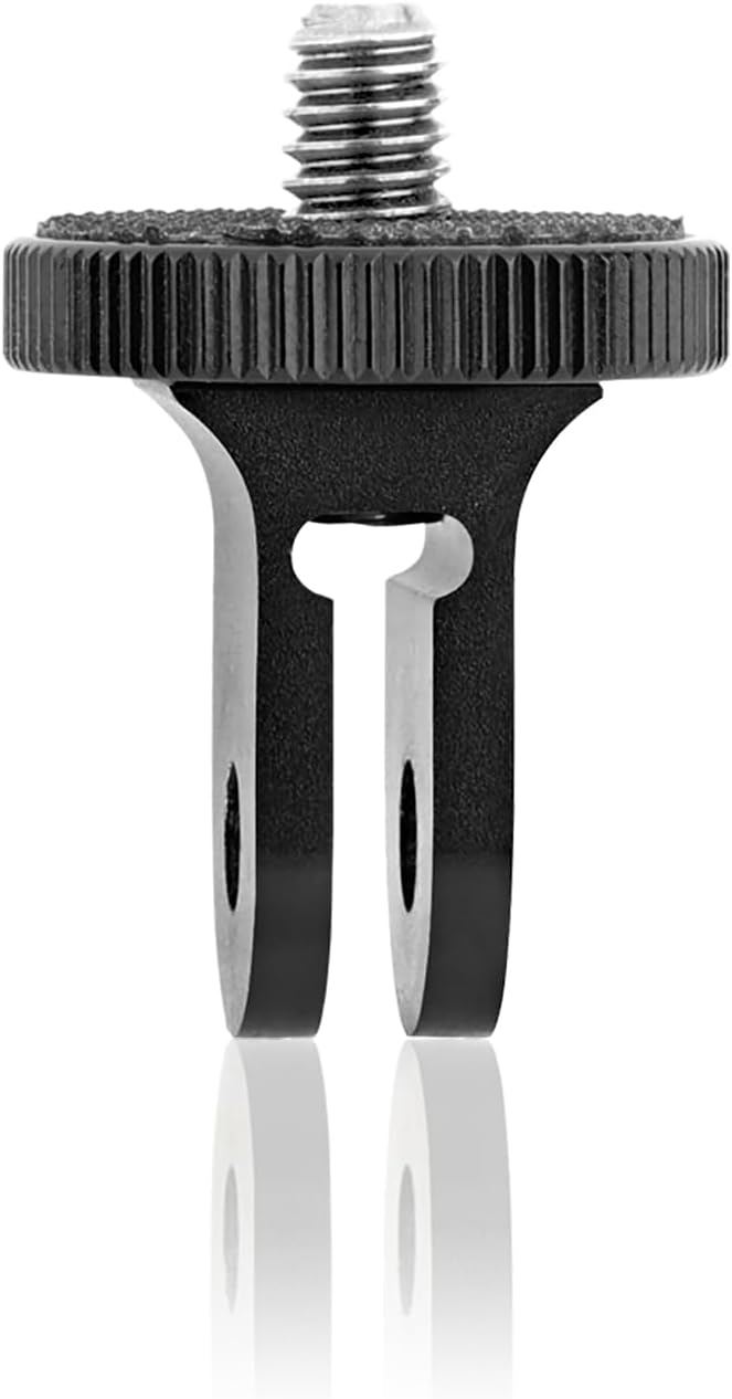 Aluminum Tripod Mount for Gopro Tripod Adapter 1/4"-20 Camera Mount for Gopro Hero 13 12 11 10 9 8 DJI Osmo Insta360 AKASO and Other Action Camera Accessories