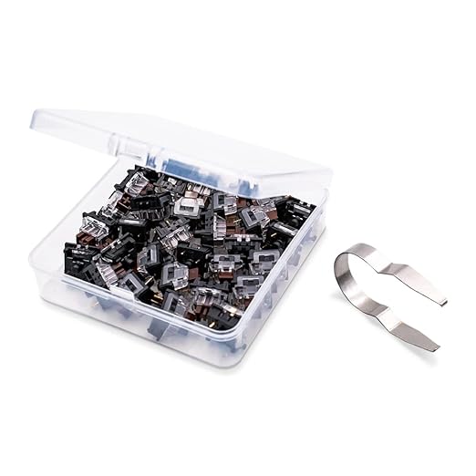 OUTEMU Brown Switches,3 Pin Tactile DIY Replacement Switches for Mechanical Gaming Keyboard- Pack 32