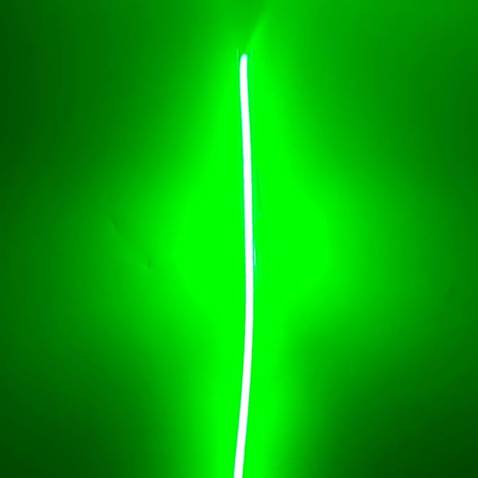 5mm COB LED Strip,12V 400LEDs/m RA>90 High CRI LED Tape Light,Multiple Color Options, Cuttable Flexible,16.4FT 2000LEDs IP30 COB LED Light for Indoor House Kitchen Room Decor (Green)
