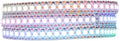WS2812B IC RGB 5050SMD ECO Individual Addressable LED Strip Light, 3.2FT 144LED/m Flexible Full Color IP30 DC5V White PCB for DIY Project (No Power Adapter or Controller)