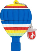Cute USB Flash Drive 32GB Balloon Shape Computer Thumb Drive Memory Stick USB 2.0 Pendrive for Teachers, Students, Family and Friends (Balloon)