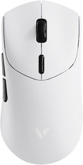Rapoo VT7 Wireless Gaming Mouse, True 8K Wireless Polling Rate, 53g Lightweight, Up to 750 Hr Battery, Nordic nRF54L15 MCU, 100-Million Mechanical Switch, 10 Programmable Buttons, White