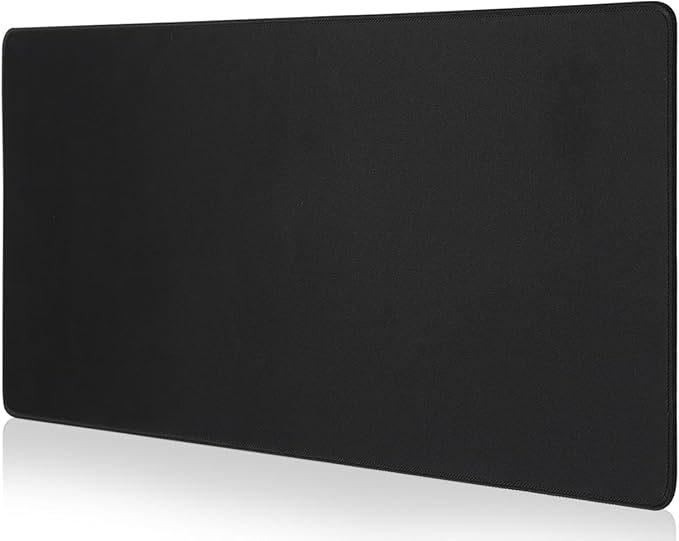 Dizzy Balloon Large Extended Mouse Pad with Durable Stitched Edges, 35.43"x11.81"x0.12", Mouse Mat Desk Mat for Home and Office, Black Large Gaming Mousepad, Keyboard Mat with Non-Slip Rubber Base
