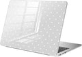 Compatible with MacBook Pro 16 inch Case M5 M4 M3 M2 M1 Pro/Max 2026-2021 A3429 A3428 A3403 A3186 A2991 A2780 A2485, Cute White Polka Dot Protective Hard Shell Clear Cover