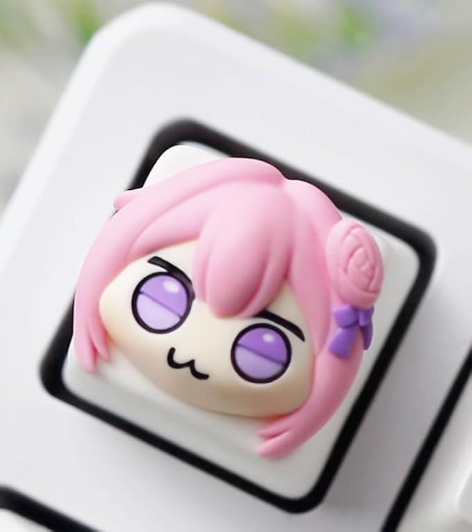 Doro Resin Keycap, Handmade Cute Key for Custom Cherry MX Mechanical Keyboard, 1U ESC