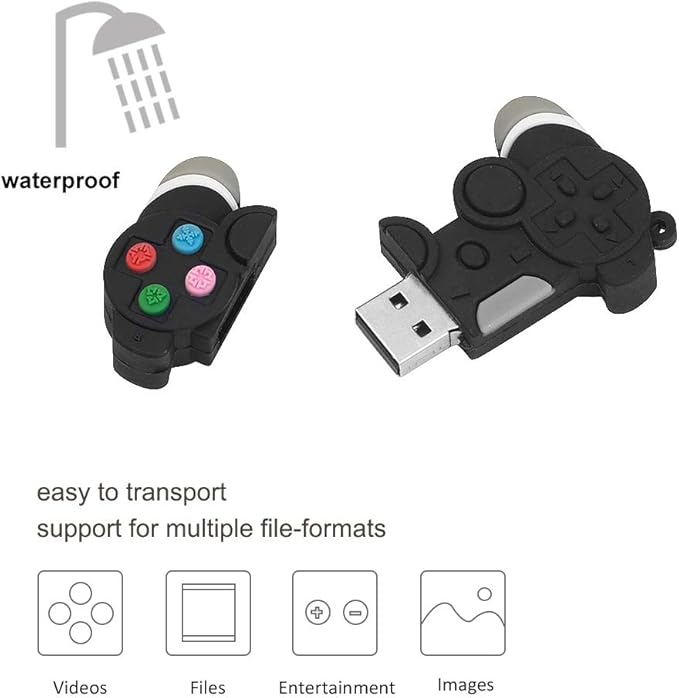 Cute USB Flash Drive 16GB Gamepad Model USB Memory Stick U Disk for Kids Students Gift Pendrive