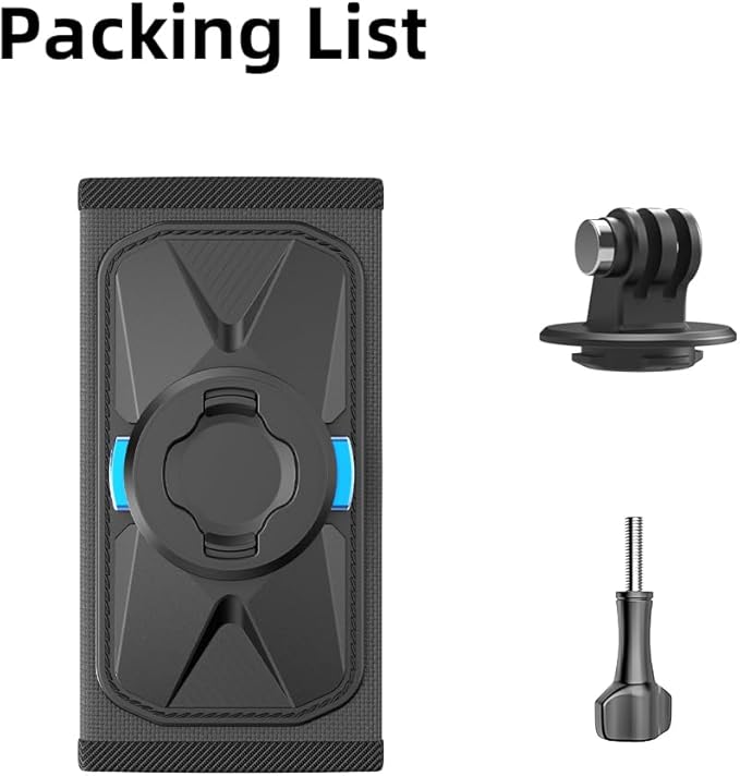 Magnetic Backpack Shoulder Strap Mount, Magnetic Quick Release Backpack Mount, Bag Belt Shoulder Strap Holder Clip Compatible with DJI Action 6/5 Pro/4/3, GoPro Hero 13/12/11/10/9, AKASO and More