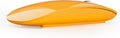 TENMOS M18 Bluetooth Mouse, USB C Rechargeable Wireless Mouse, Triple Mode (Dual Bluetooth+USB) Computer Silent Mice Portable with USB Receiver and Type C Adapter for Laptop/MacBook/iPad/PC - Orange