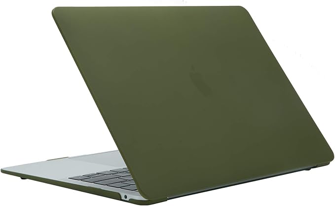 Se7enline Compatible with MacBook Pro 13 2024/2023/2022/2021/2020 Case Hard Shell Cover for Mac Pro 13.3-inch M1/M2 A2338/A2251/A2289 with Touch Bar Touch ID&Silicone Keyboard Skin, Avocado Green