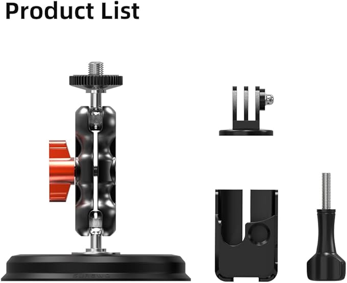 Pocket 3 Magnetic Camera Mount,Magnetic Mount Stand with Magic Arm Compatible with DJI Osmo Pocket 3,Insta360, Heavy-Duty Magnet Base Stand with 1/4"-20 Thread for Gym, Car Mounting