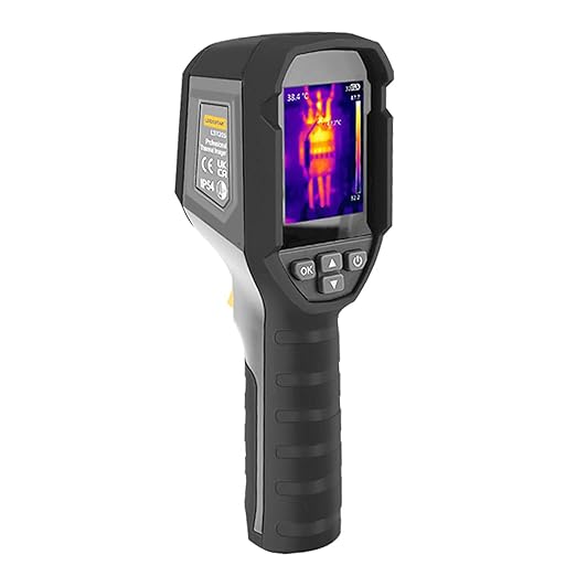 Thermal Imaging Camera, 120 x 90 IR Resolution 25Hz Refresh Rate, Handheld Infrared Thermal Imager 10800 Pixels, IP54, -4°F~752°F Temperature Range