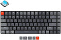 Keychron K3 Version 2, 84 Keys Ultra-Slim Wireless/Wired Mechanical Keyboard with White LED Backlit, Low-Profile Gateron Mechanical Blue Switch Compatible with Mac Windows