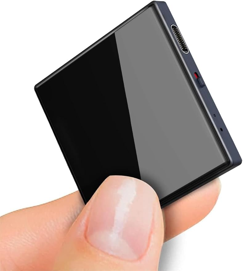 128GB Magnetic Voice Recorder,Audio Recorder with AI-Triple Intelligent Noise Cancellation,3072Kbps Recording Device with 9200Hours Store, Voice Activated Recorder for Lectures, Meetings, Intervie